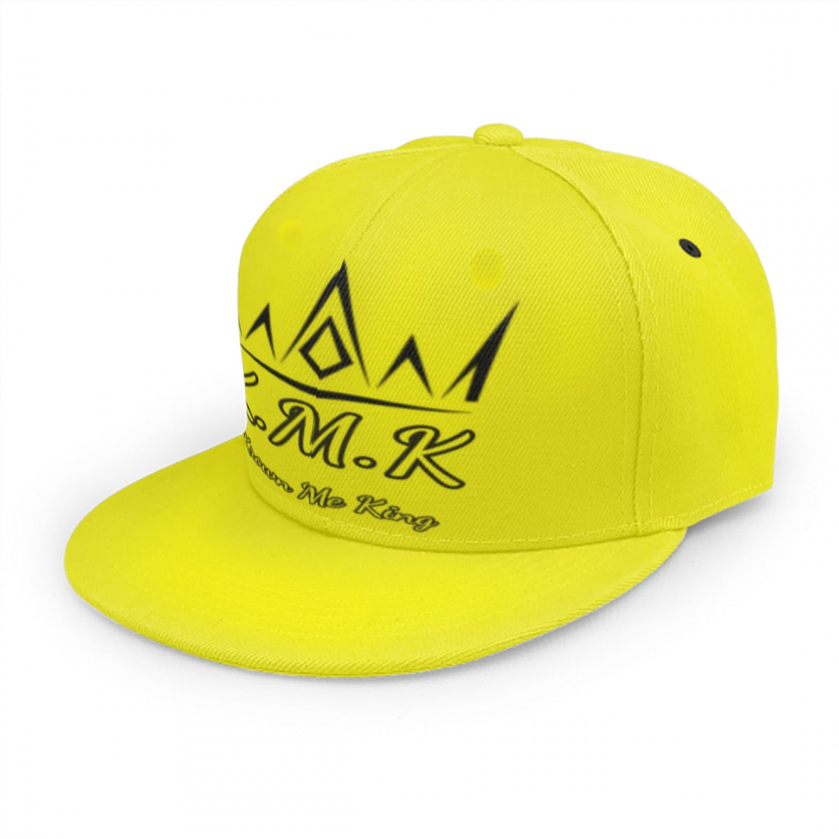 Yellow & Black Krown Me King Snap Back