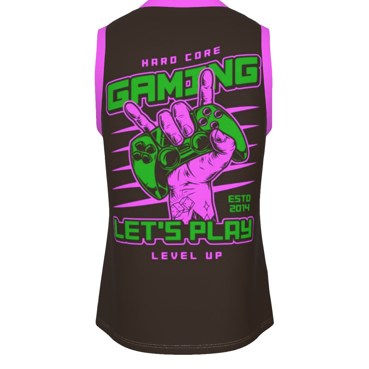 Hard Core Gaming Men's V Neck Basketball Top