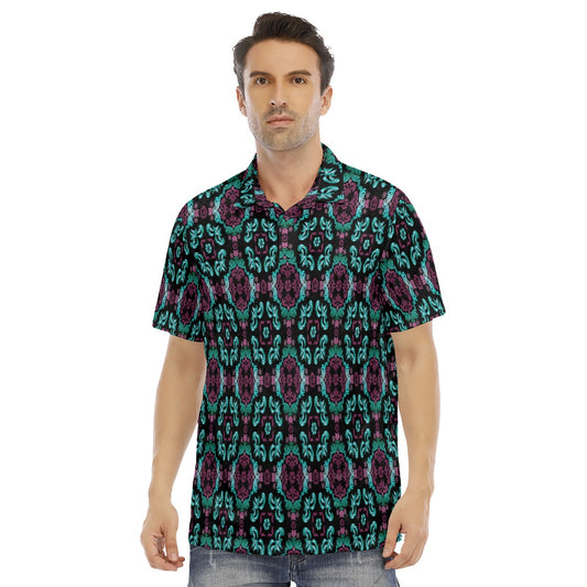 Ethnic Pattern Men's Polo Shirt | Velvet