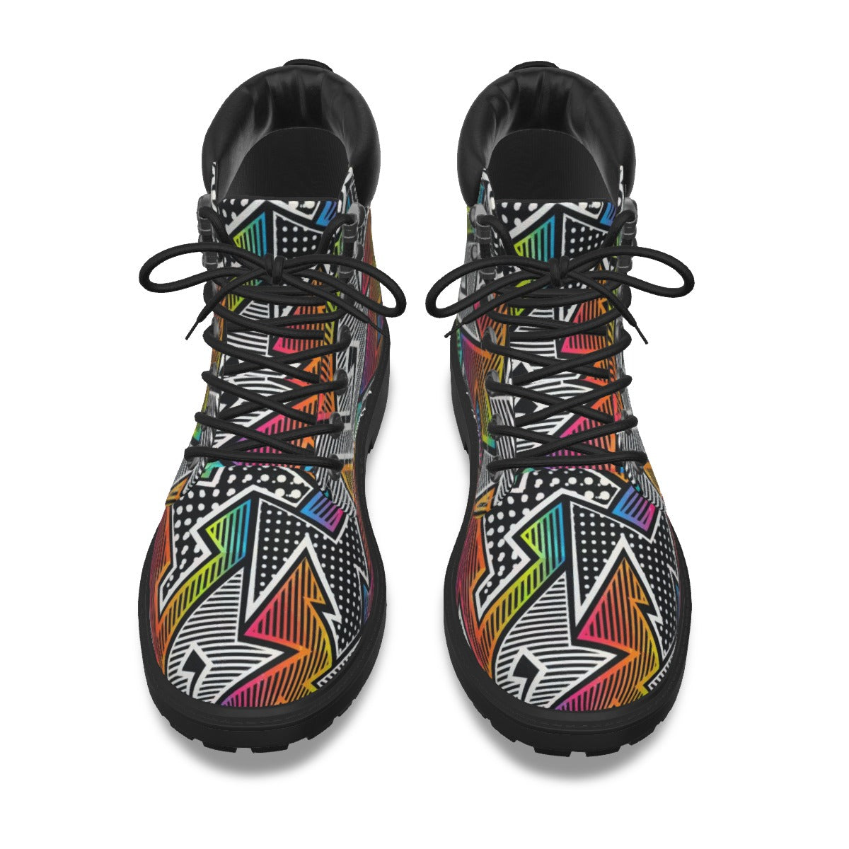 Graffiti Style Women's Short Boots