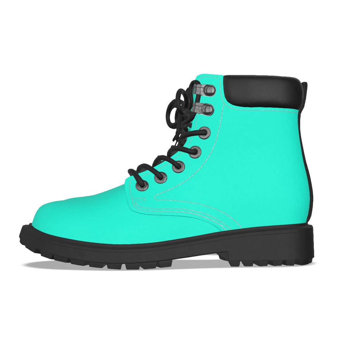 Krown Me King Teal and Black Women's Short Boots