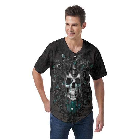 Men's Medusa Short Sleeve Baseball Jersey