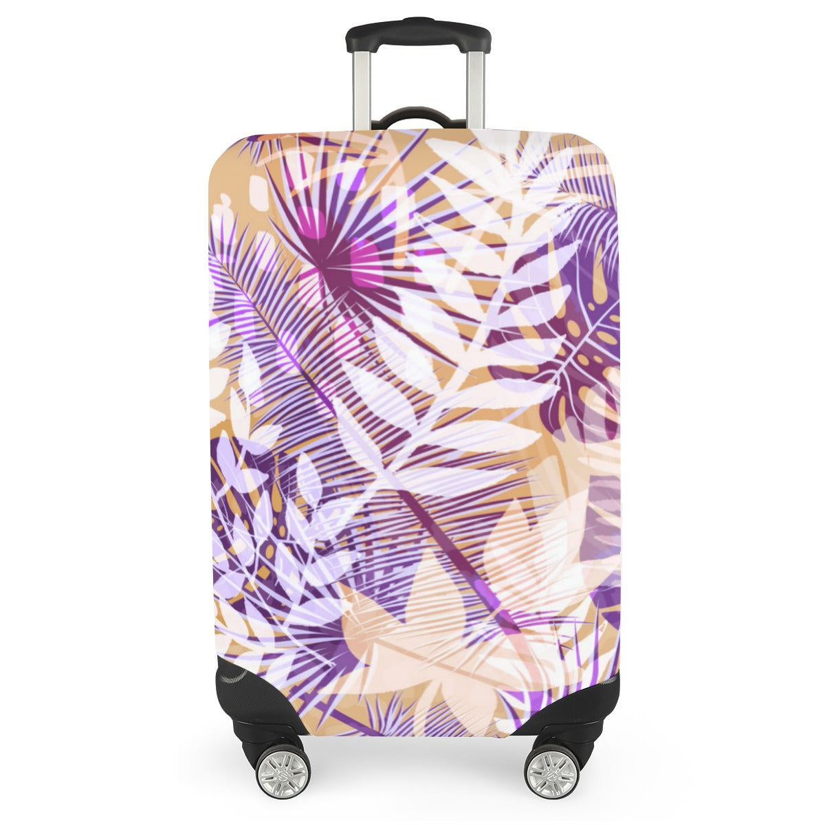 Beautiful Floral Luggage Cover (With Belt)