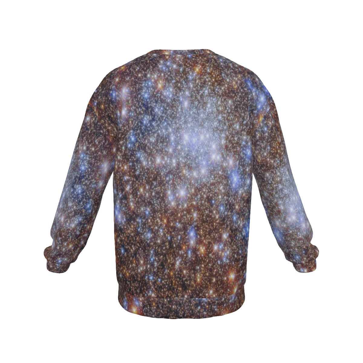 Field Of Stars Men's Drop Shoulder Round Neck Long-Sleeved Sweatshirt