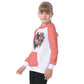 Kid's Gothic Hearts Raglan Pullover Hoodie