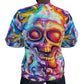 Men's Trippy Skulls Thicken Sweater