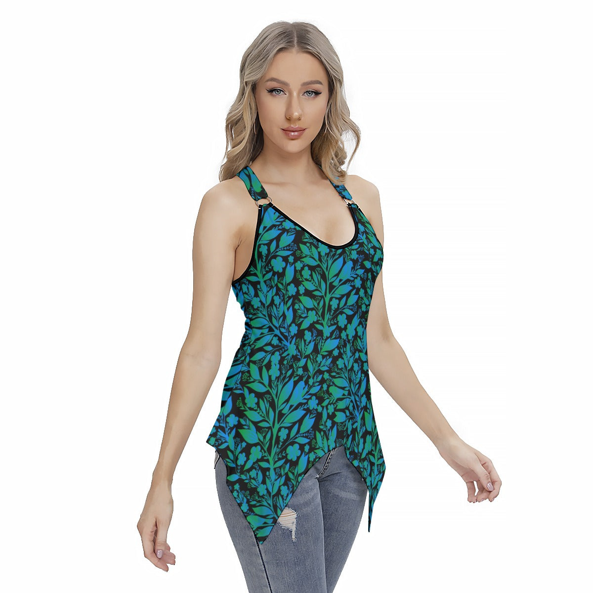 Cute Birds & Branches Women's Skinny Sport Tank Top