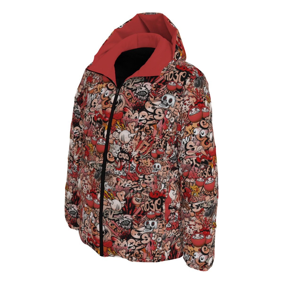 Graffiti Style Winter Time Jacket Unisex