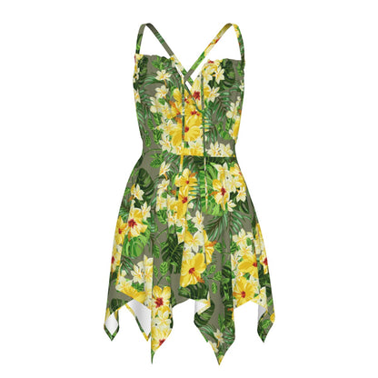 Tropical Flowers Women's Slip Dress