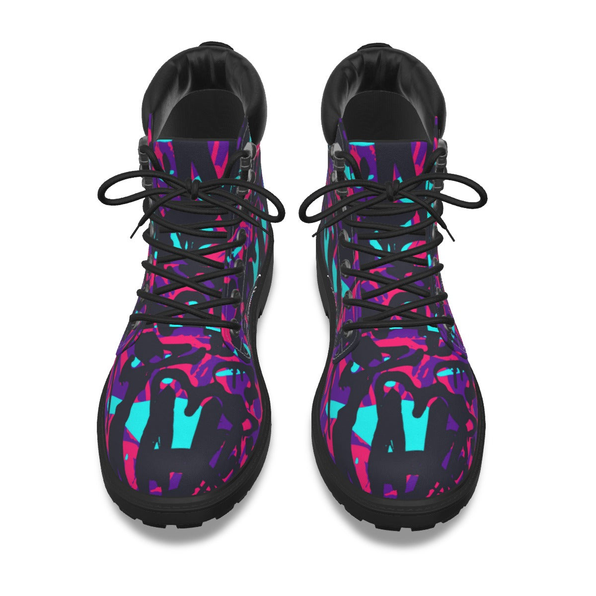 Graffiti Style Women's Short Boots