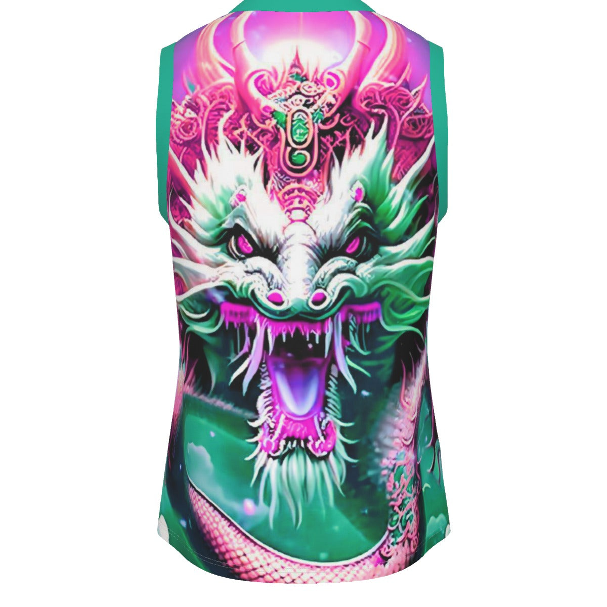 Men's Dragon V Neck Basketball Top