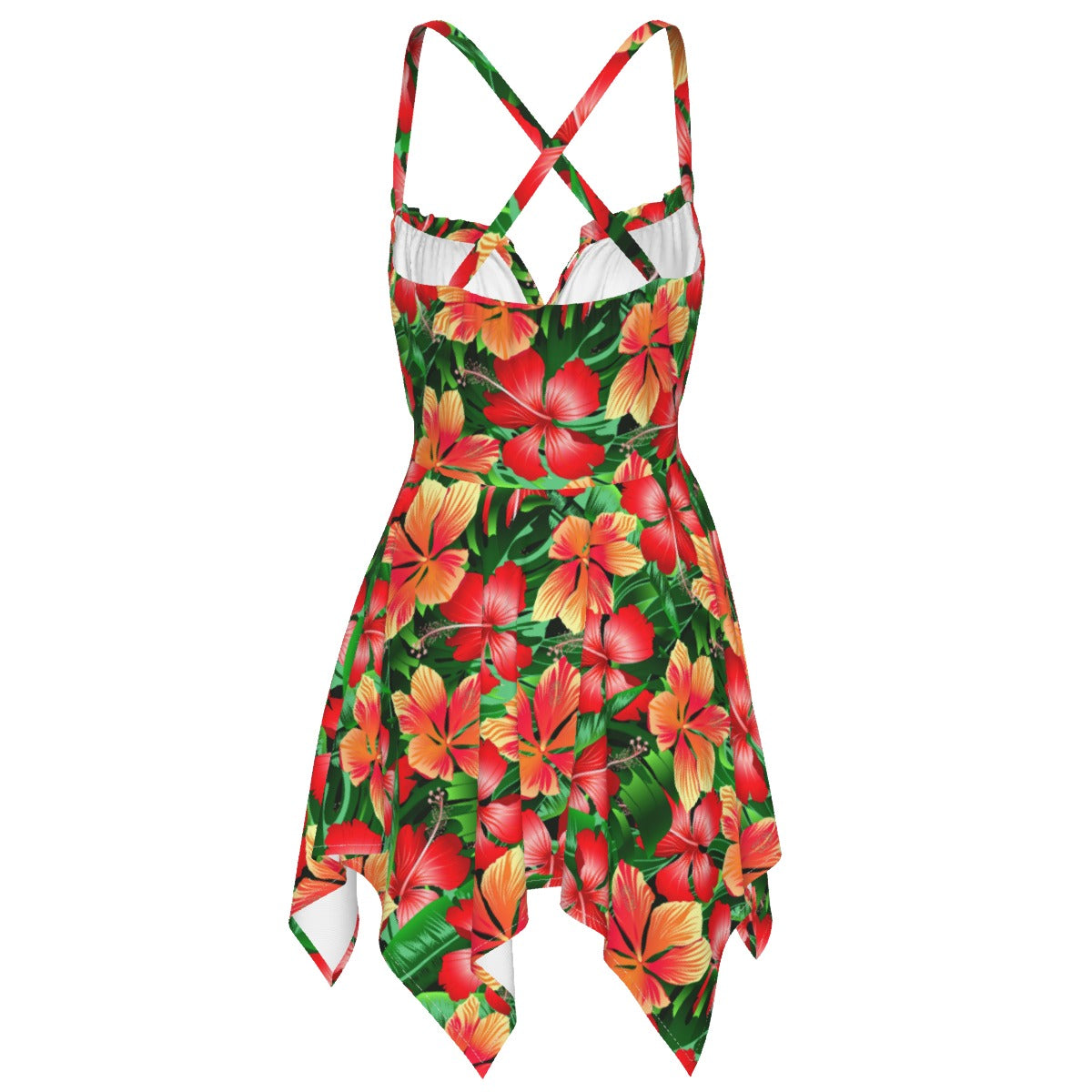 Tropical Flowers Women's Slip Dress