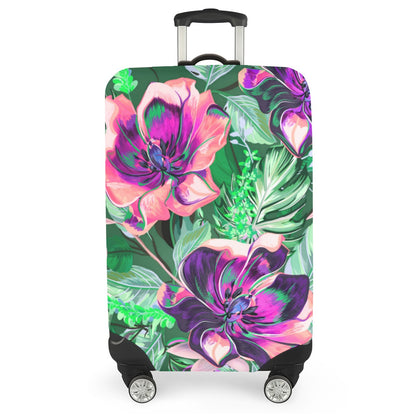 Beautiful Tulips Luggage Cover (With Belt)