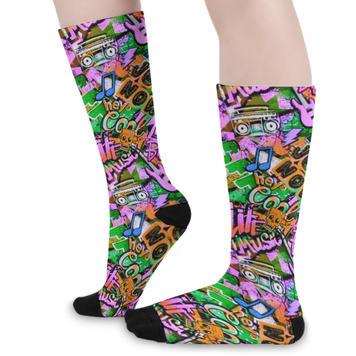 Stylish Cartoon Long Socks