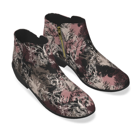 Cris'sai's Pretty Little Flowers Men's Fashion Boots