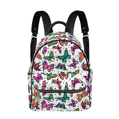 Cute Colorful Butterfly Small Size Backpack