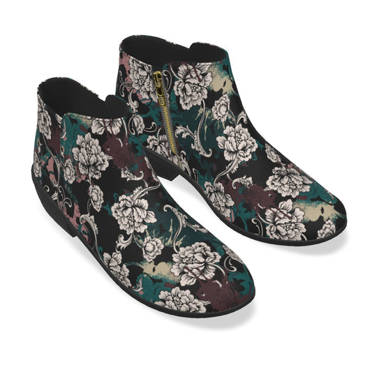 Cris'sai's Pretty Little Flowers Men's Fashion Boots