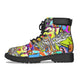 Graffiti Style Women's Short Boots