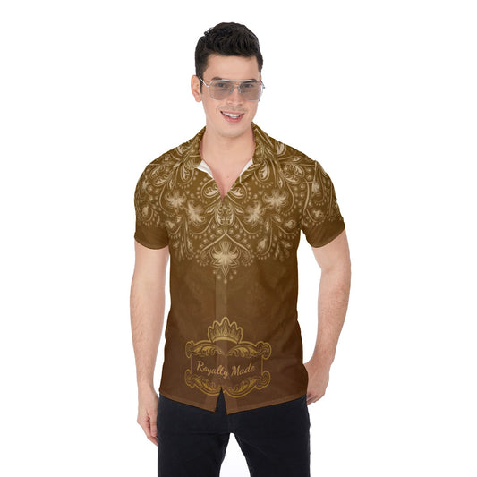 Royalty Made Gold Men's Button Up