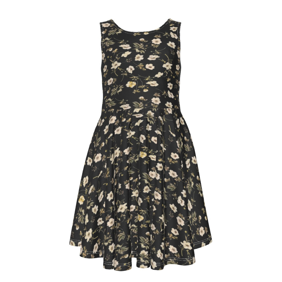 Cris'sai's Pretty Little Flowers Kid's Sleeveless Vest Dress