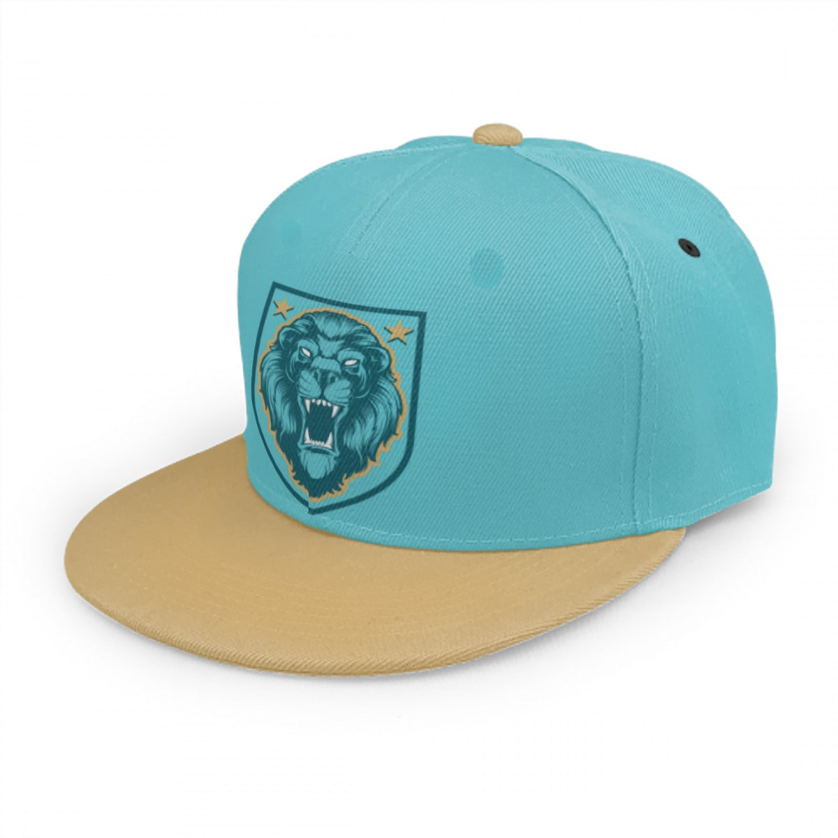 Blue & Gold Lion Shield Snap Back