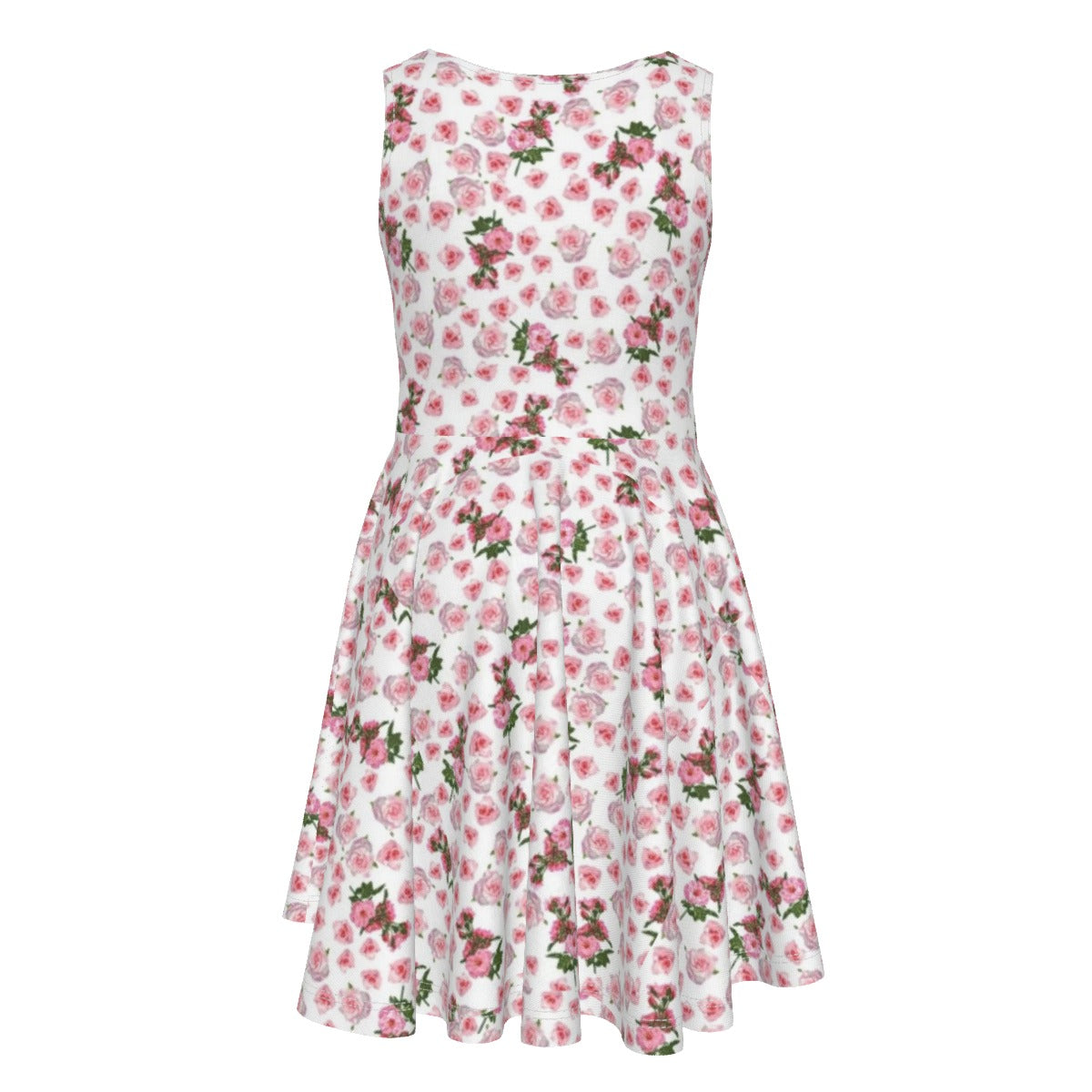 Cris'Sai's Pretty Little Flowers Kid's Sleeveless Vest Dress