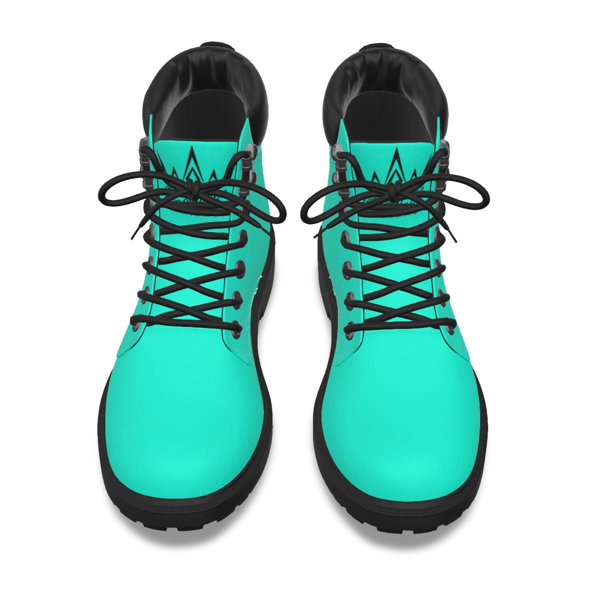 Krown Me King Teal and Black Women's Short Boots