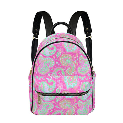 Colorful Paisley Small Size Backpack