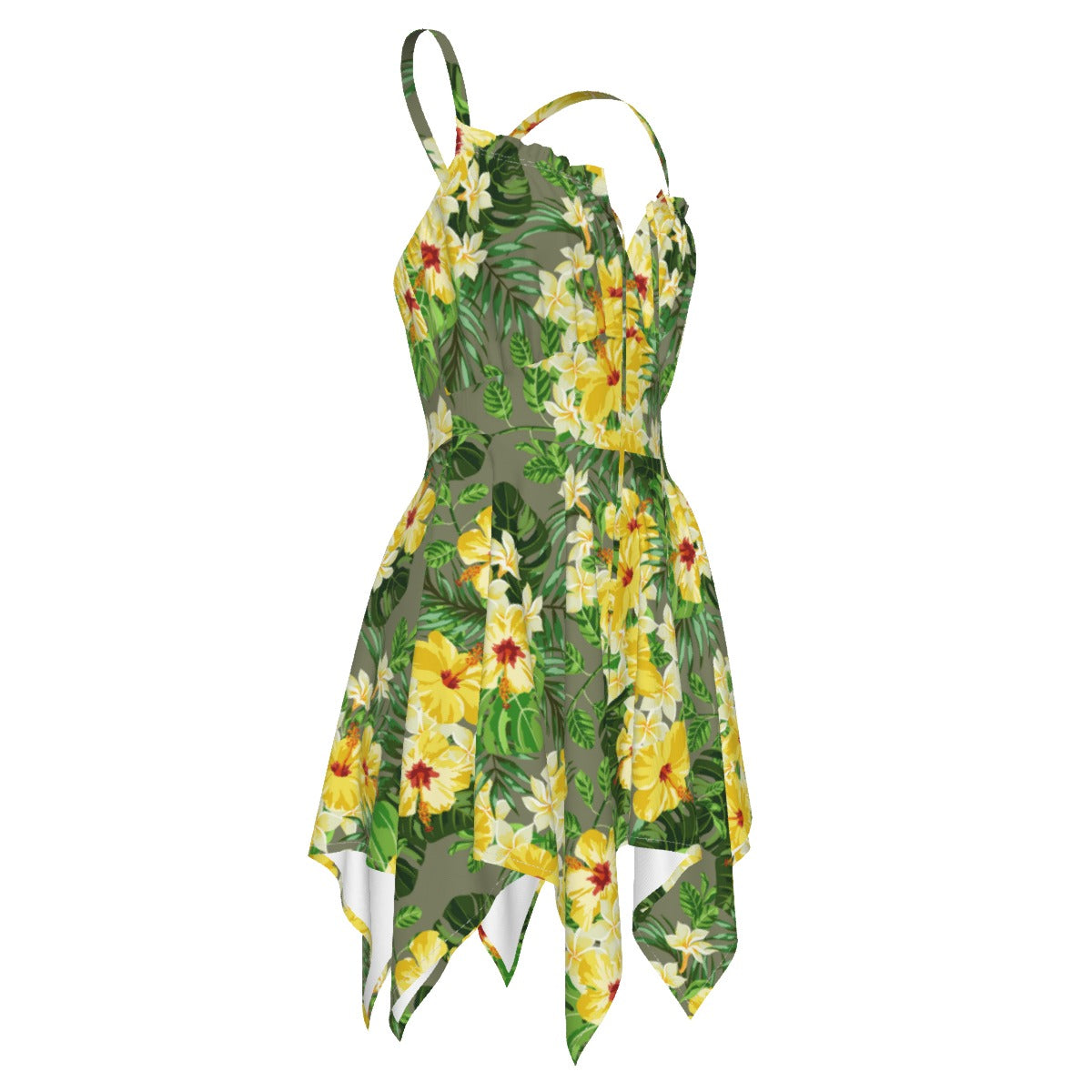 Tropical Flowers Women's Slip Dress