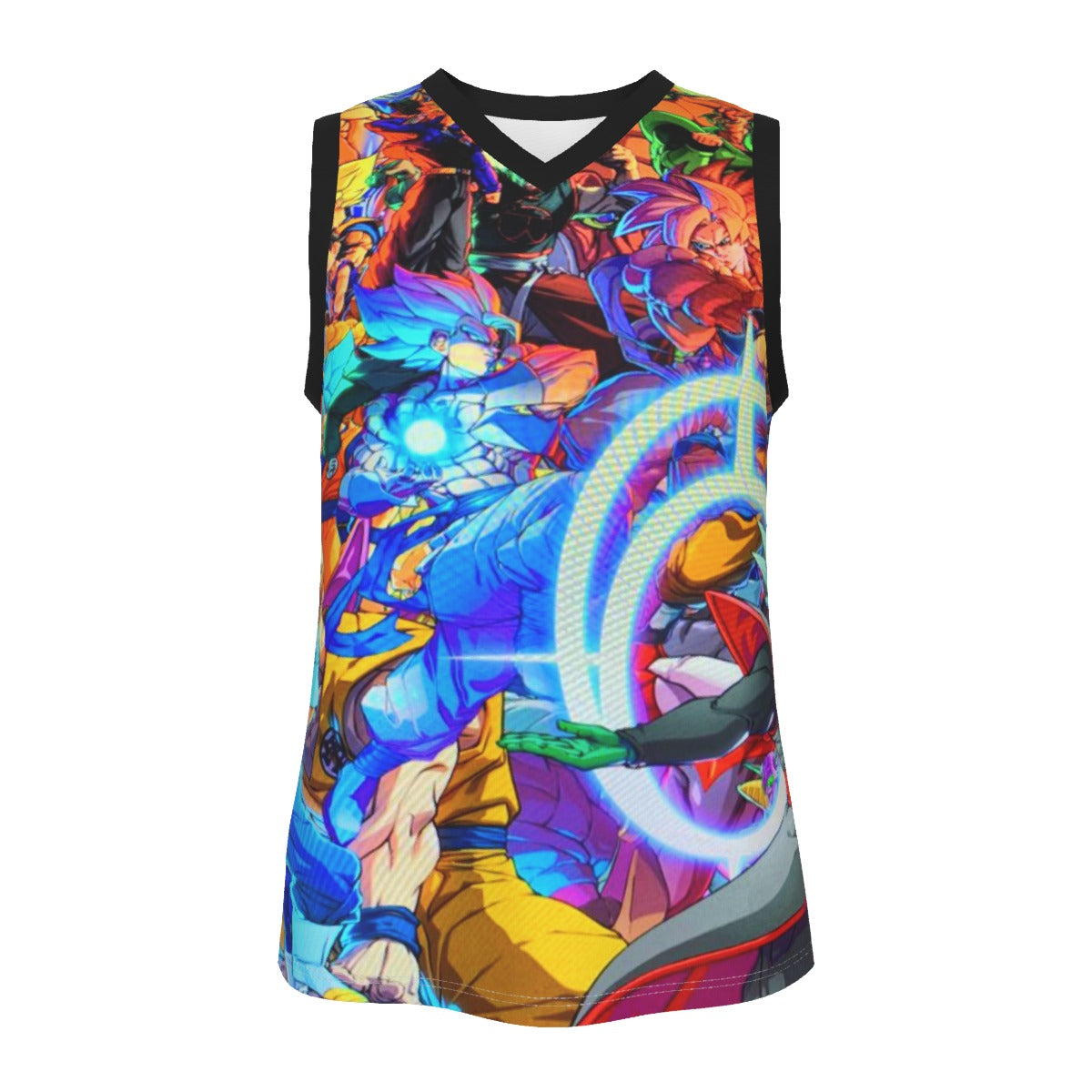 Dragon Ball Z Men's V Neck Basketball Top