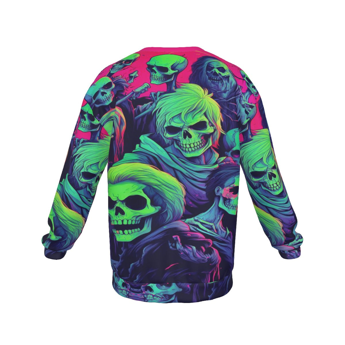 Land Of The Dead Men's Drop Shoulder Round Neck Long-Sleeved Sweatshirt