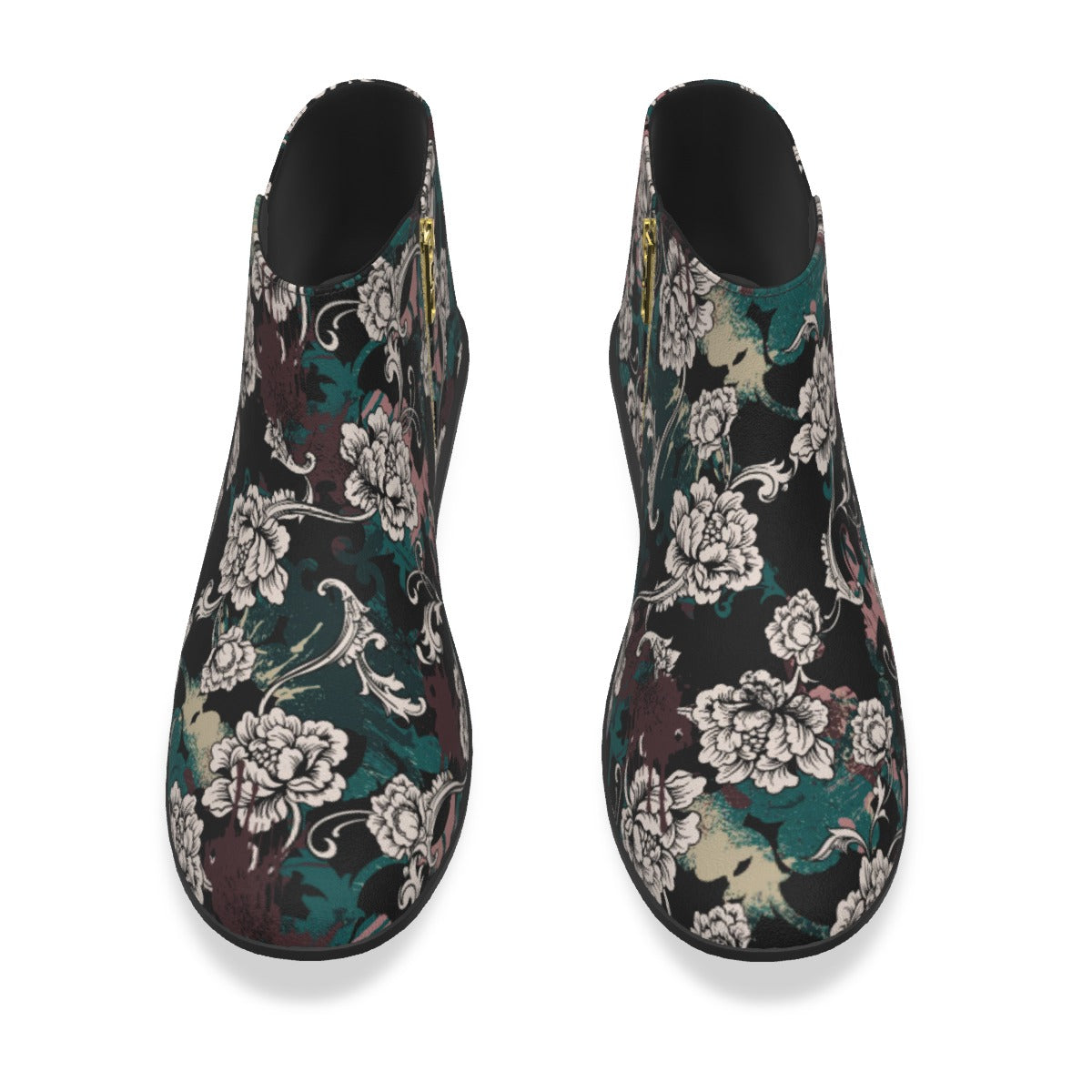 Cris'sai's Pretty Little Flowers Men's Fashion Boots