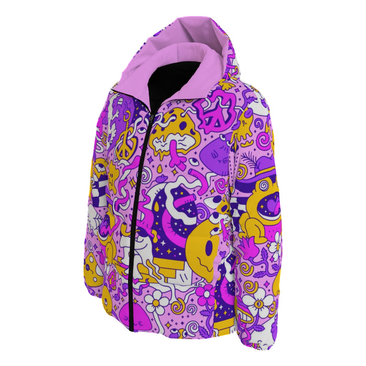 Trippy Psychedelic Winter Time Jacket Unisex