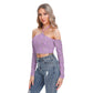 Cute Colorful Abstract Women's Halter Lace-up Top