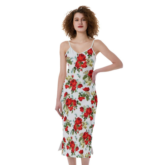 Beautiful Floral Roses Women's Cami Dress