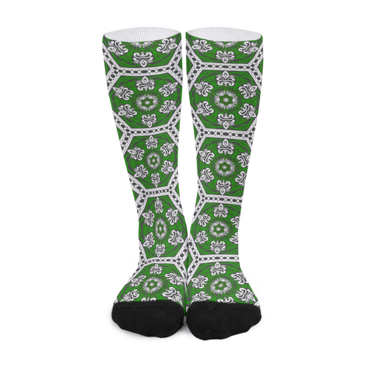 Green Ventage Style Long Socks