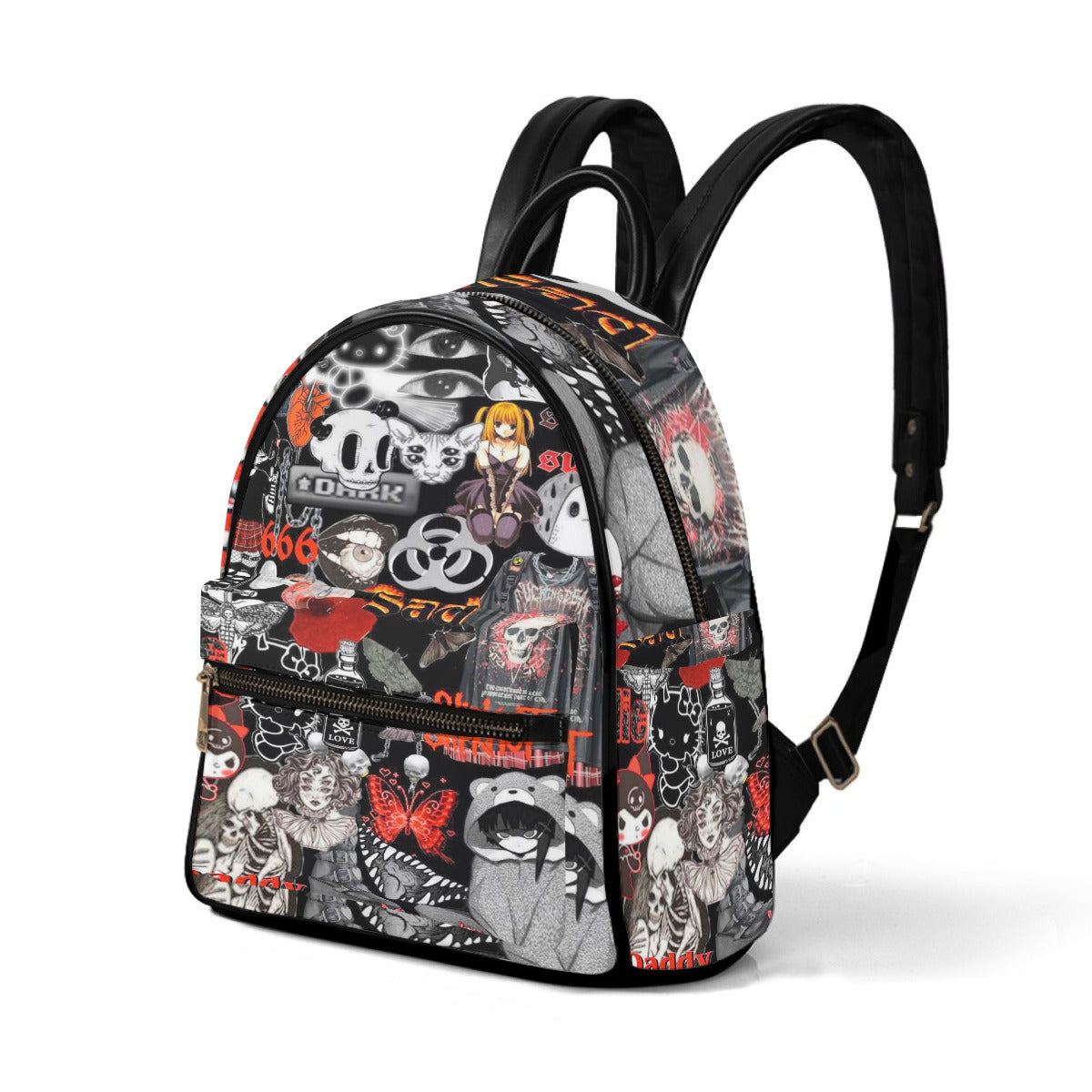 Punk Style Small Size Backpack