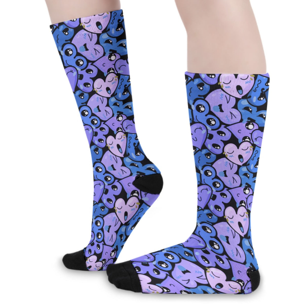 Heart Emoji Long Socks