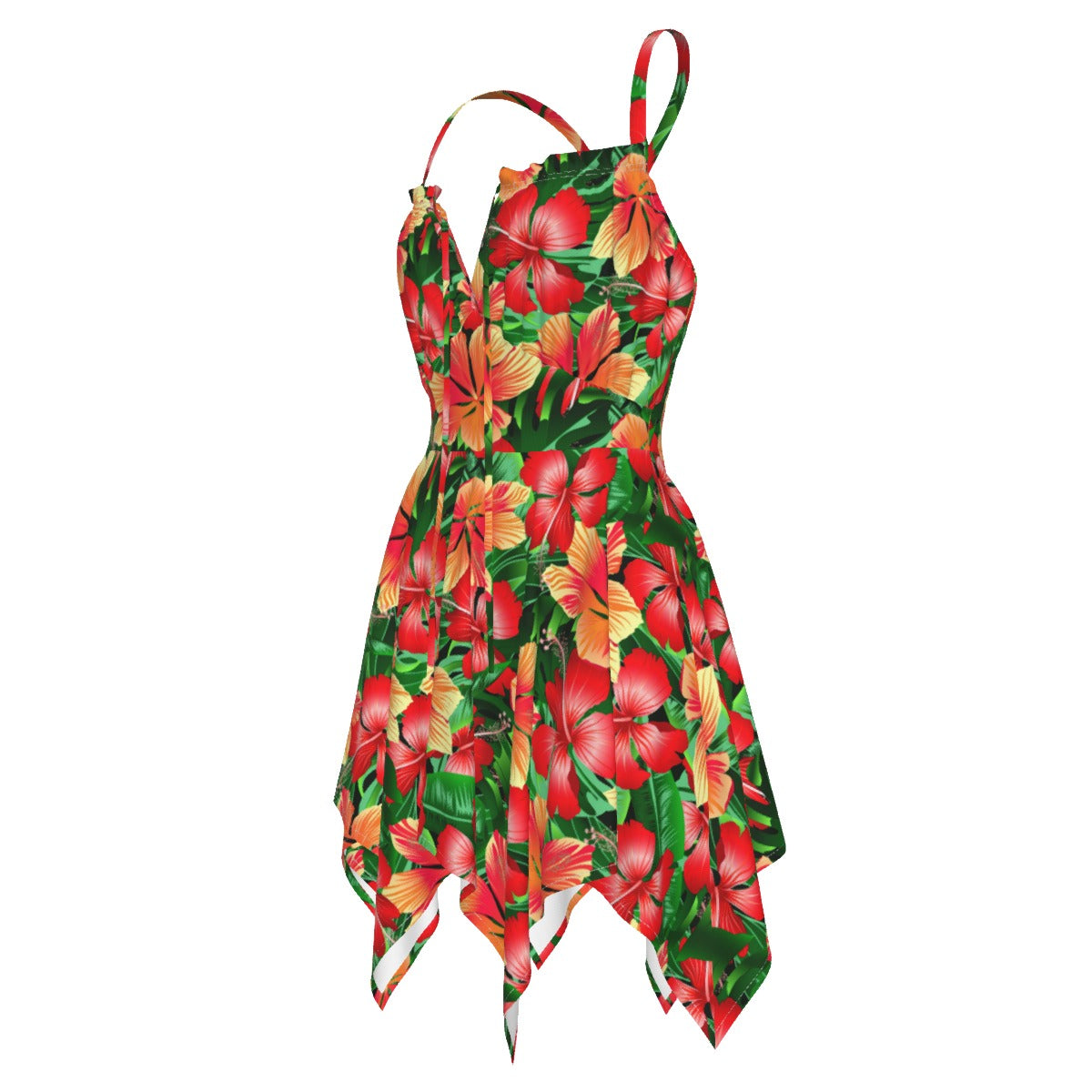 Tropical Flowers Women's Slip Dress