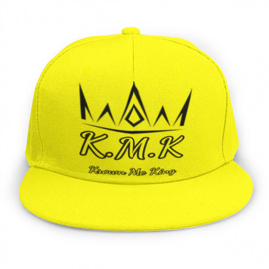 Yellow & Black Krown Me King Snap Back