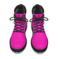 Krown Me King Pink and Black Women's Short Boots