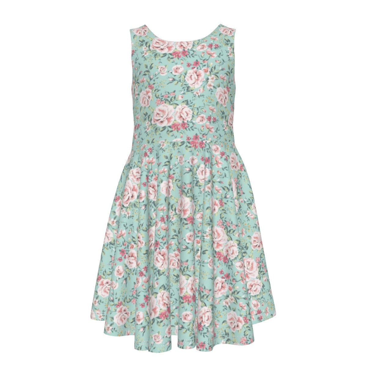 Cris'sai's Pretty Little Flowers Kid's Sleeveless Vest Dress