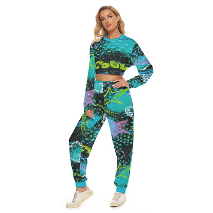 Women's Too Cool Crop Sweatshirt Suit