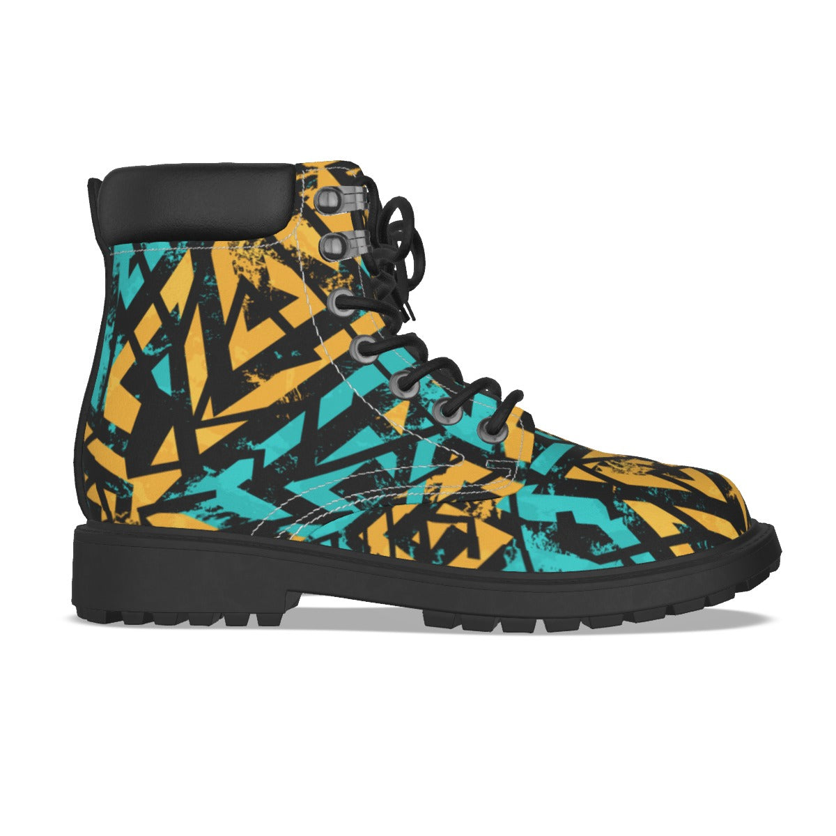 Graffiti Style Women's Short Boots