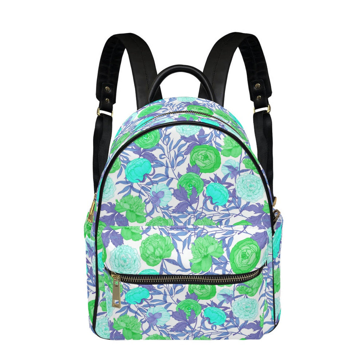 Gorgeous Blooming Flowers Small Size Backpack