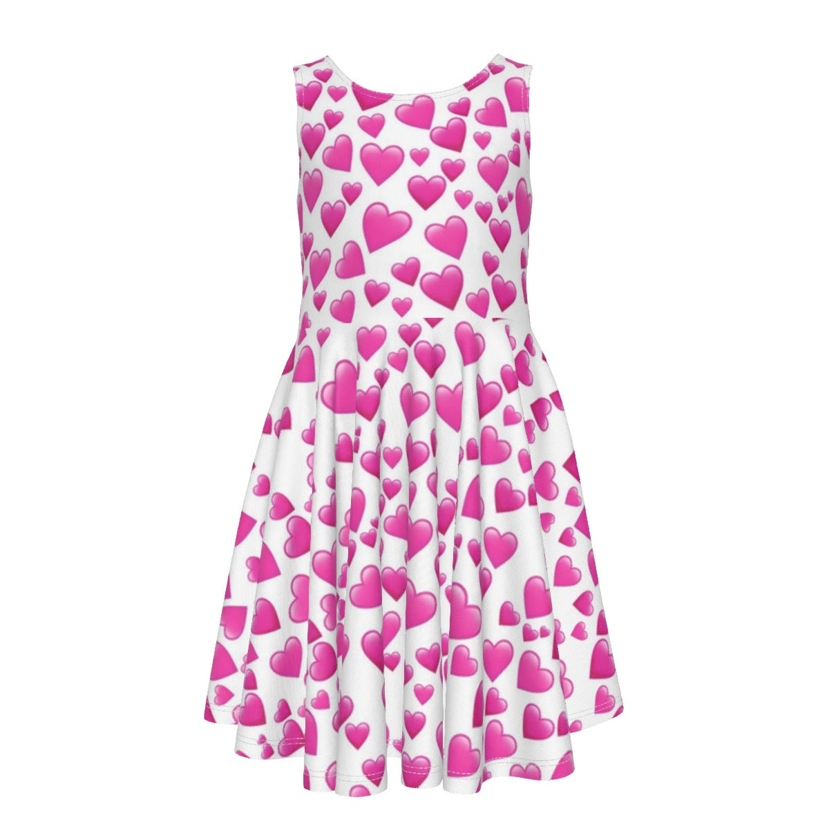 Heart Emoji Kid's Sleeveless Vest Dress