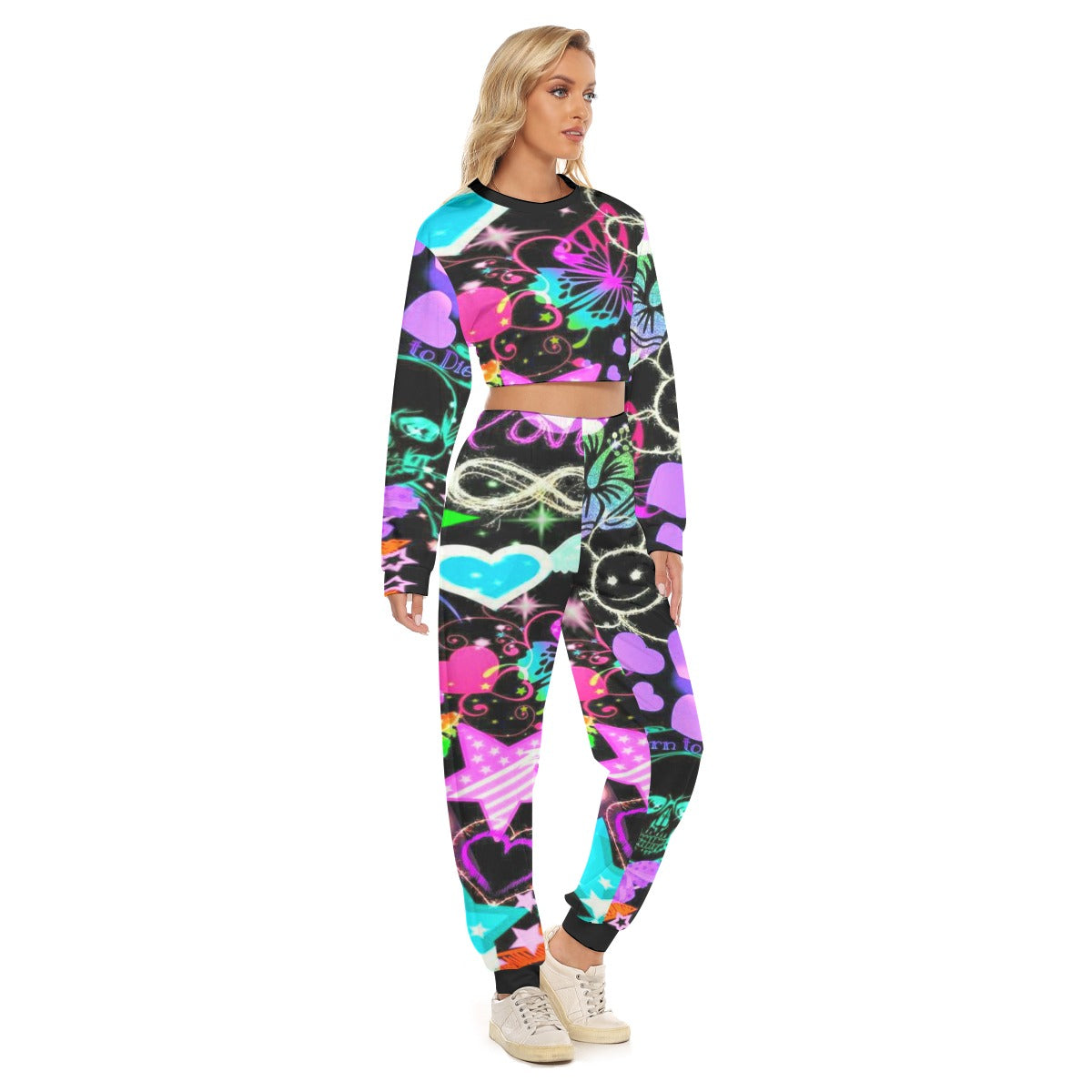 Women's Too Cool Crop Sweatshirt Suit