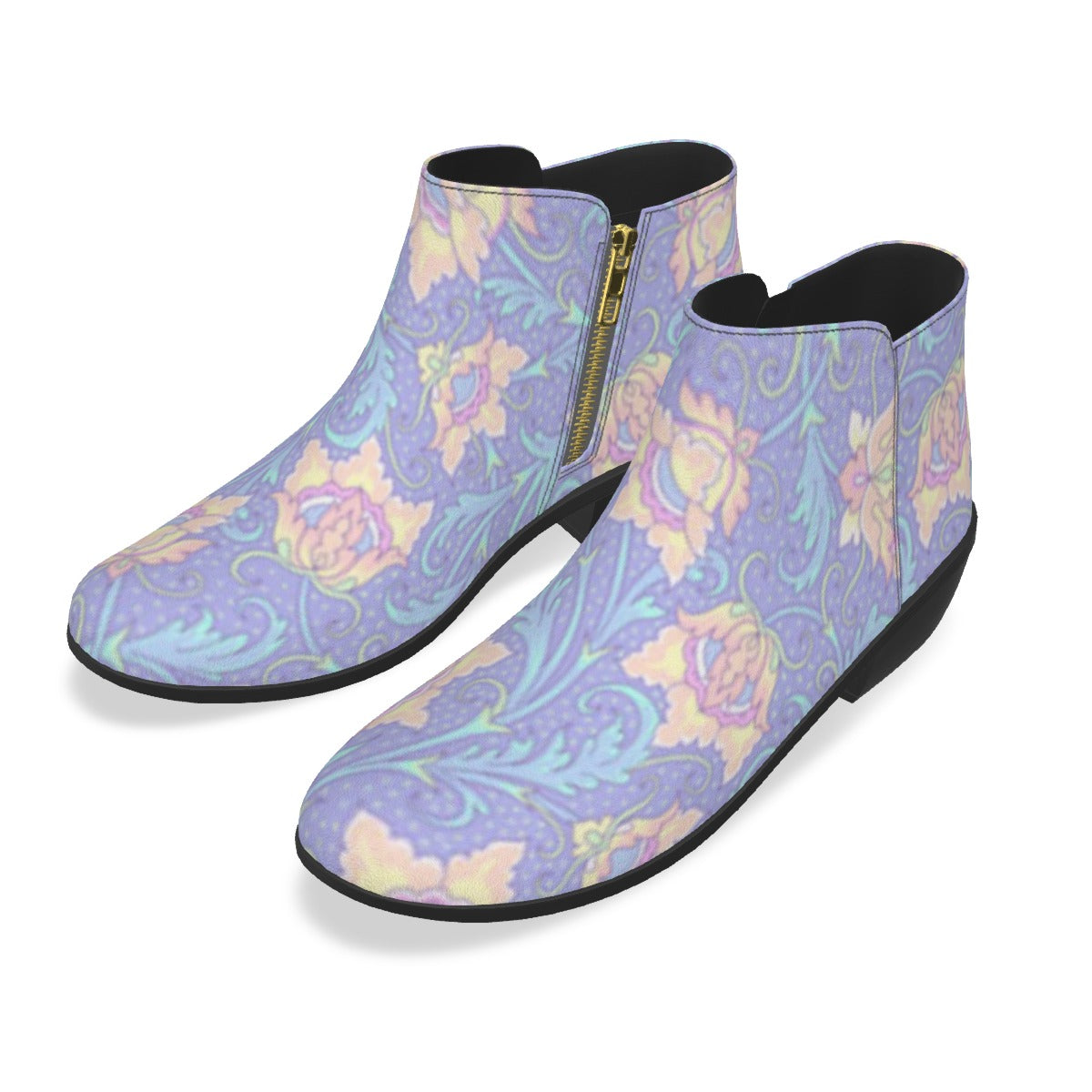 Fantastic Flowers Men's Fashion Boots