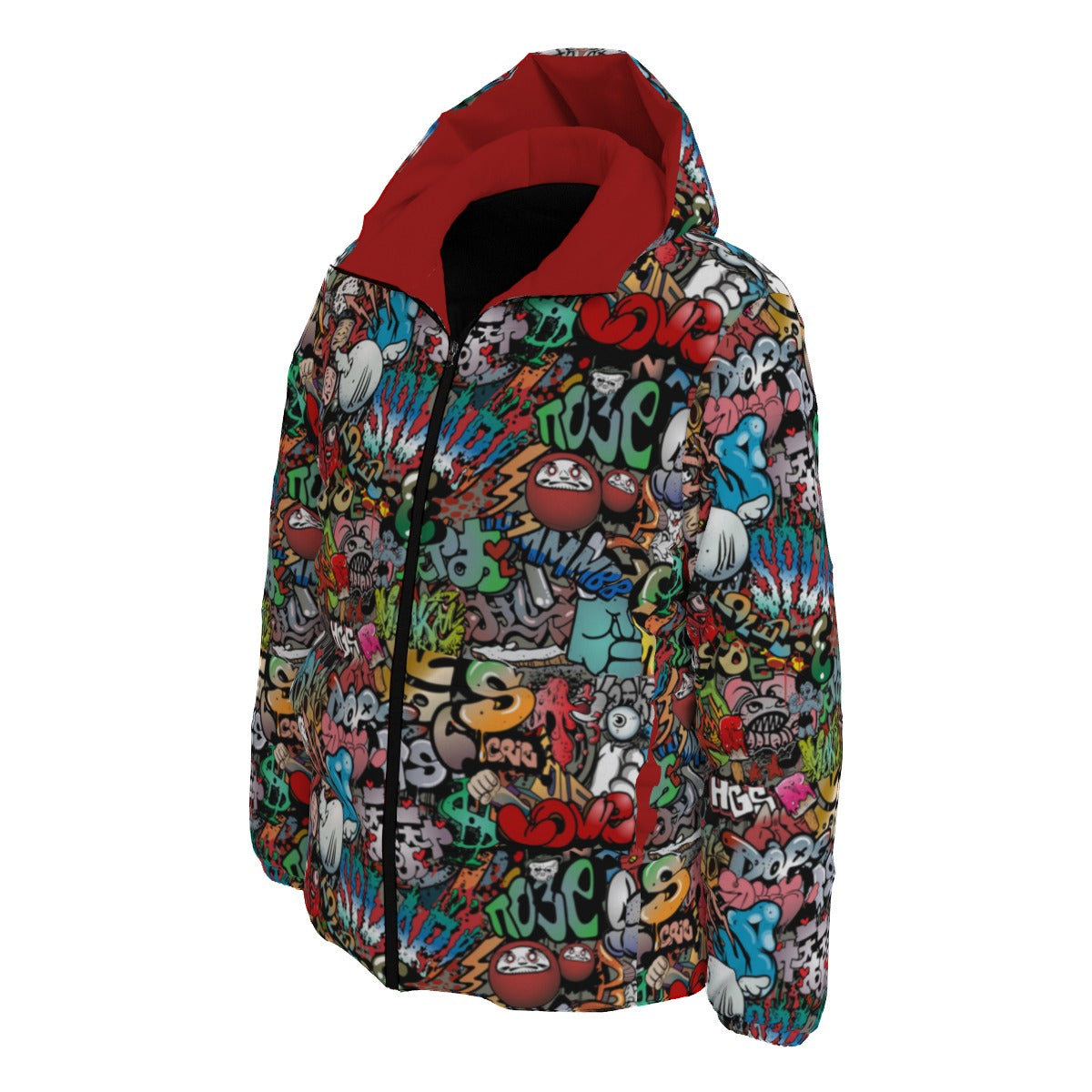 Graffiti Style Winter Time Jacket Unisex