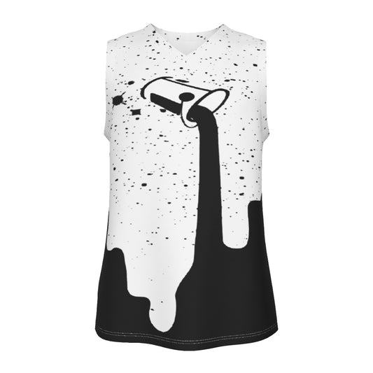 Pour Up Men's V Neck Basketball Top